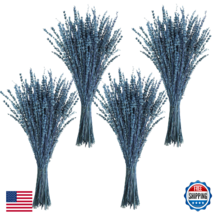 Uieke Dried Lavender Flowers 16" Preserved Blue Bouquet Home Fragrance V... - $46.55
