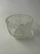 Crystal Glass &quot;Original Walther Glas&quot; Candle Holder Winter Christmas Germany - £21.66 GBP