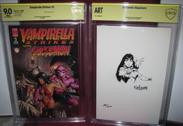 Vampirella Strikes #5 Signed De Castro 1996 Original Art Sketch 29/500 Cbcs 9 Vsp - £964.46 GBP