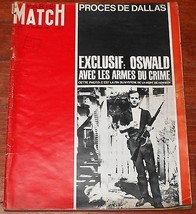 Paris Match #777 1964 J.F.K Lee Harvey Oswald John Kennedy Jack Ruby Magazine - £8.21 GBP