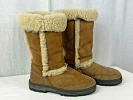 UGG Australia Sundance II 5325 Suede Sheepskin Wool Chestnut Winter Boots Sz 7 M - £26.89 GBP