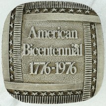 Bergamot Brass Works Vintage 1976 American Bicentennial Belt Buckle - £15.59 GBP
