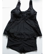 Black Swimwear Tankini Size XXL - 2 pc - $20.79