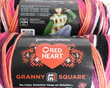 Red Heart Granny Square all in One lot of 2 Black Carnation dye Lot 12 - $19.99