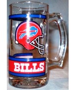 Glass Mug Buffalo Bills with NFL Shield - £11.94 GBP