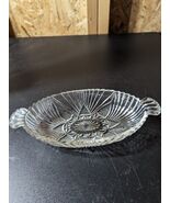 Vintage Clear Glass Banana Split Boat Relish Sawtooth Edge Dish - €17,89 EUR