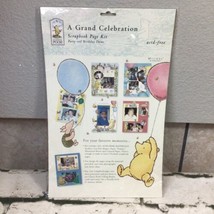 Winnie the Pooh A Grand Celebration Scrapbook Page Kit Party &amp; Birthday ... - $14.84