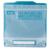 Russbe Reusable Statement Bags 8pcs (Blue) - Sandwich - $26.74