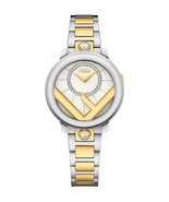 FENDI Run Away Silver-White Dial Diamond Watch 28mm F711124000D2 - £777.07 GBP