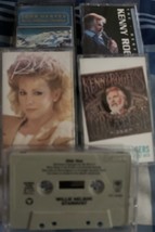 Lot of 5 Country Music Cassettes Reba,2 Kenny Rogers, Willie Nelson, John Denver - £4.71 GBP