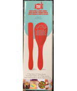 Spurtle Silicone Set 2-Piece - Kitchen Super Spoon &amp; Skinny Spurtle - $312.55 MXN