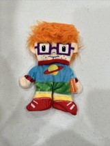 Nickelodeon Pet Toy Rugrats 6&quot; Chuckle Finster Dog Toy- Crinkle Toy - £7.75 GBP
