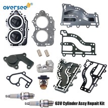 63V Cylinder Assy Repait Kit For 63V-15100-02-1S Yamaha Outboard 9.9-15HP 9.9FMS - £84.43 GBP