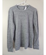 Old Navy Long Sleeve Tee, 60% Cotton/40% Polyester, Gray, Men&#39;s M NWT - $9.99