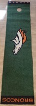 Denver Broncos NFL - Golf Putting Green Runner Rug Football Team Logo 18&quot;x72&quot; - £34.32 GBP