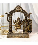 Hindu Supreme God Baby Ganesha Divine Child On Swing With Mooshika Mouse... - $58.39 CAD
