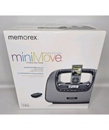 Memorex MiniMove Portable Boombox Speaker IPod Remote - For 30-Pin Conne... - $44.50