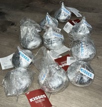 Hershey Kisses Lot Of 10 Ornaments NEW W/ Tags - £10.43 GBP