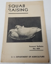Squab Raising 1946 Farmers&#39; Bulletin Booklet 684 USDA Photos Charts - $23.70