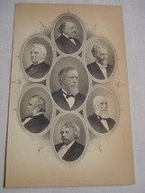 1886 Illustrated Page 7 U. S. Senators-Butler, Conkling, Edmunds, Howe, ... - $9.99