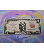 Large/Oversized Novelty/Reproduction $2 Bill, 5&#39;&#39; x 12&#39;&#39; Vintage  - $90.80 MXN