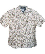 Jachs New York Shirt Men&#39;s Large Hawaiian Girl Dancing Short Sleeve Butt... - $489.88 MXN