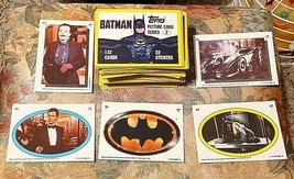 Batman the Movie 1989 Topps Series 2 Card Set w/ Stickers- missing some - £13.65 GBP