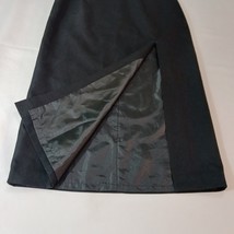 Focus 2000 By Charles Glueck Woman’s Back Zip & Slit Pull-On Black Skirt Size 8 image 8