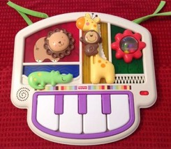 Luv U Zoo Crib-to-Floor Activity Piano - Fisher Price V5611  Birth+ 2010 Tested - £13.02 GBP