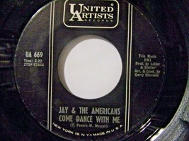 Jay &amp; The Americans-Come Dance With Me / Look In My Eyes Maria-45rpm-1963-VG+ - £3.94 GBP