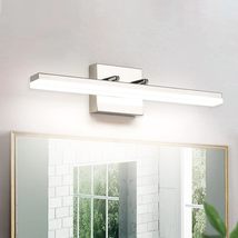 Modern Bathroom Vanity Light 20&quot; Long Chrome 7Degobii 12W Dimmable LED V... - £32.21 GBP