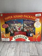 Rudolph Red-Nosed Reindeer Set Inchworm Press 2 Books Cassette Tape Player! 1998 - £27.63 GBP