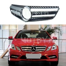 For Mercedes E Class A/ C207 E350 E400 E550 Front Diamond Mesh Grill Black 09-13 - £98.16 GBP