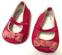 American Girl Bitty Baby Fuschia Pink Mary Jane Shoes - £7.79 GBP