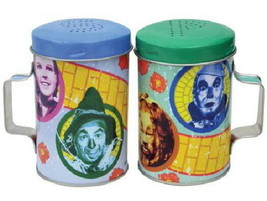 The Wizard of Oz Four Friends Face Images Tin Salt and Pepper Set NEW BOXED - £8.44 GBP