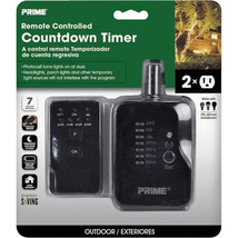 COUNTDOWN TIMER, Remote Controlled 12 V Outdoor - Prime TNRCOCD2-RC - $24.74