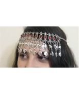 Pomegranate Forehead Crowns Silver Plated Drop, Armenian Headpieces Drop - $78.65 CAD