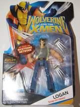 Wolverine X-Men Vtg 2008 Action Figure Logan marvel universe snap-on claws 3.75 - £28.60 GBP