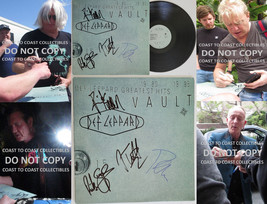 Def Leppard signed Vault album COA exact proof Elliott,Allen,Collen,Savage - £860.38 GBP