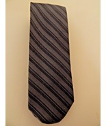 New CALVIN KLEIN Purple  Striped Neck Tie NEW - £14.20 GBP