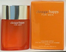 Happy By Clinique Men 3.4 Eau De Toilette Spray Cologne Spray  - £23.23 GBP