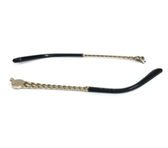Bvlgari 2163-H 239 Gold Black Eyeglasses Sunglasses ARMS ONLY FOR PARTS - $31.58