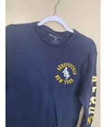 Aeropostale Thermal Waffle Knit Long Sleeve Boys Sz XL Navy - $13.60 CAD