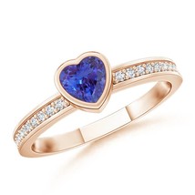 Authenticity Guarantee

ANGARA 0.33 Ct Bezel Heart Tanzanite Promise Ring wit... - £630.79 GBP