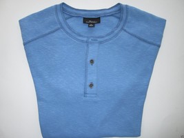 Marc Anthony Textured Crewneck Short SLV Men Henley T-Shirt Skyblue M $40 - £12.99 GBP