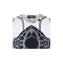 Men Crew T Shirt Makrom Turkey Medallion Chain Floral European 1217-412 Black image 4