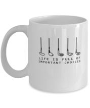 Coffee Mug Funny life is full of important choices  - £11.82 GBP