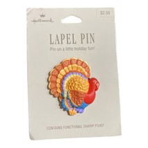 Vintage Hallmark Fall Thanksgiving Turkey Pin TLP4152 *New - £7.85 GBP