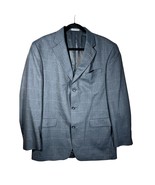 oscar de la renta made in south africa mens 42L charcoal 3 buttons with ... - $25.65