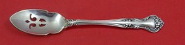 Amaryllis by Manchester Sterling Silver Olive Spoon Pierced 5 3/4&quot; Custom Made - £54.60 GBP